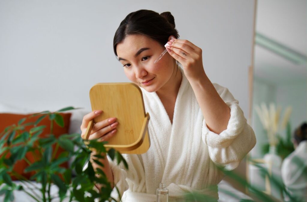 Korean glass skin facial