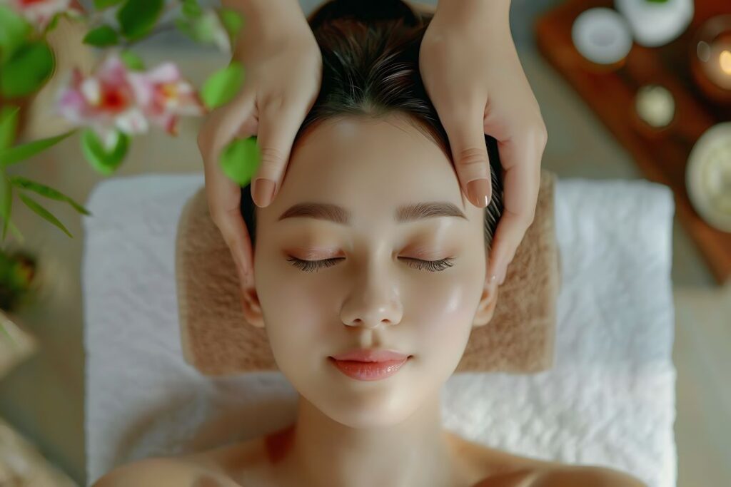 Korean facial massage