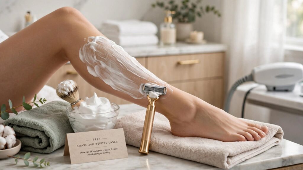 laser hair removal prep
